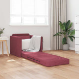 Sofa Bed Wine Red 74 x 77 x 81 cm Fabric 4106624