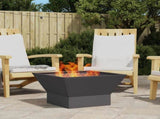 Fire Pit Black 60 x 60 x 35 cm Steel 858910