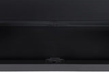Outdoor Storage Cabinet Black 97x37x165 cm PP 364208