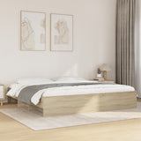 Bed Frame Sonoma Oak Engineered wood, Plywood 180x200 cm Super King 3295634