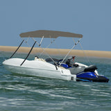 4-bow Bimini Top Grey 243x196x137 cm 94807