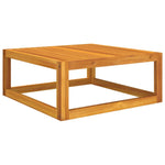 ZNTS Coffee Table 68x68x29 cm Solid Acacia Wood 360024