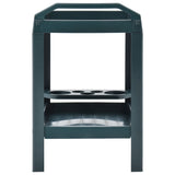 Beverage Cart Green 69x53x72 cm Plastic 48812