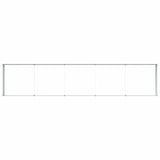 Garden Raised Bed 485 x 100 x 36 cm Galvanised Steel 42017362