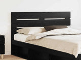 Headboard Black Oak Engineered Wood 887554