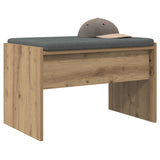 Hall Bench with Cushion Artisan Oak 63 x 38 x 40 cm 891551