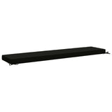 2-Piece Bench Cushions SOEST 2 pcs 100% Polyester Black 949981