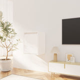 Wall Cabinets 2 pcs White 30x30x40 cm Solid Wood Pine 813478