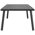 ZNTS Garden Coffee Table Anthracite 110x55x35cm Steel 362813