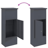 Parcel Drop Box with Door Anthracite 44.5 x 29 x 110.5 cm Steel 874928