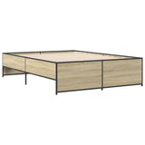 Bed Frame without Mattress Sonoma Oak 120x190 cm Small Double 3279908