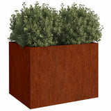 Planter 62x47x46 cm Corten Steel 821558