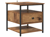 Bedside Cabinet 2 pcs Old Wood 40 x 42 x 56 cm Engineered Wood 881875