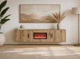 Electric Fireplace Artisan Oak 110 x 30 x 36.5 cm 8021030