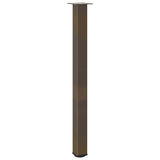 Bar Table Legs 4 pcs Natural Steel 110-112 cm Steel 4012483