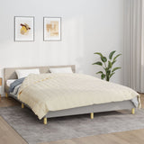 Weighted Blanket Light Cream 220x230 cm King 15 kg Fabric 3154881