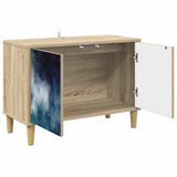 TV Cabinet RAALTE 69 x 33 x 50 cm Sonoma Engineered Wood 8006992