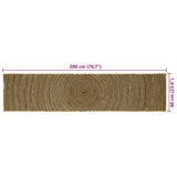 Area Rugs Black 60 x 200 cm Jute 42010731