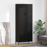 Highboard Black Oak 69.5 x 34 x 180 cm Engineered Wood 3416204