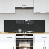 Kitchen Backsplash 2 pcs Dark Grey 70 x 40 cm Tempered Glass 3415458