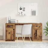 Desk with Cabinet Old Wood Engineered Wood 154.5 x 50 x 75 cm 3402677