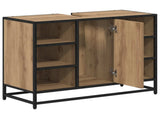 Bathroom Cabinet Artisan Oak 80 x 33 x 60 cm Engineered Wood 883638