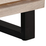 Bedside Cabinets 2 pcs 40x34x46 cm Solid Wood Bleached Mango 377433