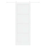 Sliding Door ORKDAL White 83 x 232 cm Solid Pine Wood 3333705