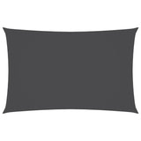ZNTS Sunshade Sail Oxford Fabric Rectangular 2.5x5 m Anthracite 135099