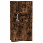 Highboard Smoked Oak Engineered Wood 3185356