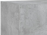5 Piece TV Wall Units with LED Concrete Grey Engineered Wood 3216693