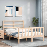 Bed Frame without Mattress 120x200 cm Solid Wood Pine 3191901