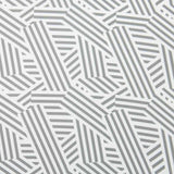 Beach Parasol Grey and White 205 x 205 x 210 cm 42006682