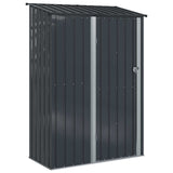 Garden Sheds Anthracite 140.5 x 74 x 200 cm Metal 42011297