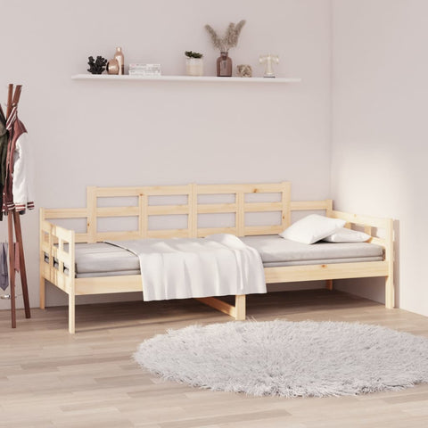 ZNTS Day Bed without Mattress Solid Wood Pine 90x190 cm Single 820337