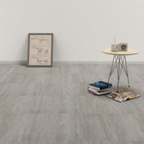 Self-adhesive Flooring Planks 20 pcs PVC 1.86 m Grey Stippled 330174