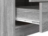 Desk with Drawer with Shelf with Storage 2 pcs Grey Sonoma 3337358