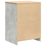 Garage Storage Cabinet Concrete Grey 60x51x85 cm Solid Wood Pine 860547