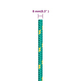 Boat Rope Green 8 mm 500 m Polypropylene 152717