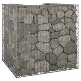 Gabion Wall for Garbage Bin Galvanised Steel 110x100x110 cm 151298