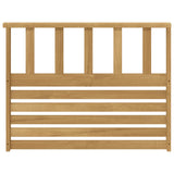 Armrests Module 2 pcs White 80 x 6 x 61 cm Solid Acacia Wood 901591