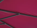 3m Water Resistant Terylene Hanging Parasol Wine Red T3398P323942