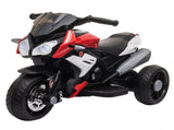 Kids Electric Motorcycle Ride-On Toy, with Three Wheels, Music, Horn, Lights, Red T3398P348258