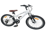 Mountain Bike 20 Inches 6-Speed for 5-8 Years Old White 42009740