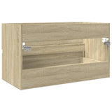Sink Cabinet Sonoma oak Engineered wood Medium Sink Cabinet 849637
