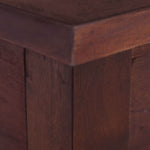 ZNTS Coffee Table Classical Brown 100x50x30 cm Solid Mahogany Wood 288828