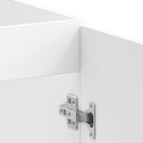 Sink Base Cabinet Lucca White Engineered Wood 853687