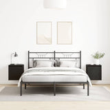 Wall-Mounted Bedside Cabinets 2 pcs Black 38x34x40 cm 861232