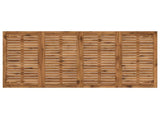 Garden Dinner Table Natural and White 147 x 88.5 x 75 cm 901323