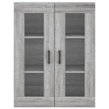 Wall Mounted Cabinets 2 pcs Grey Sonoma Engineered Wood 3197943